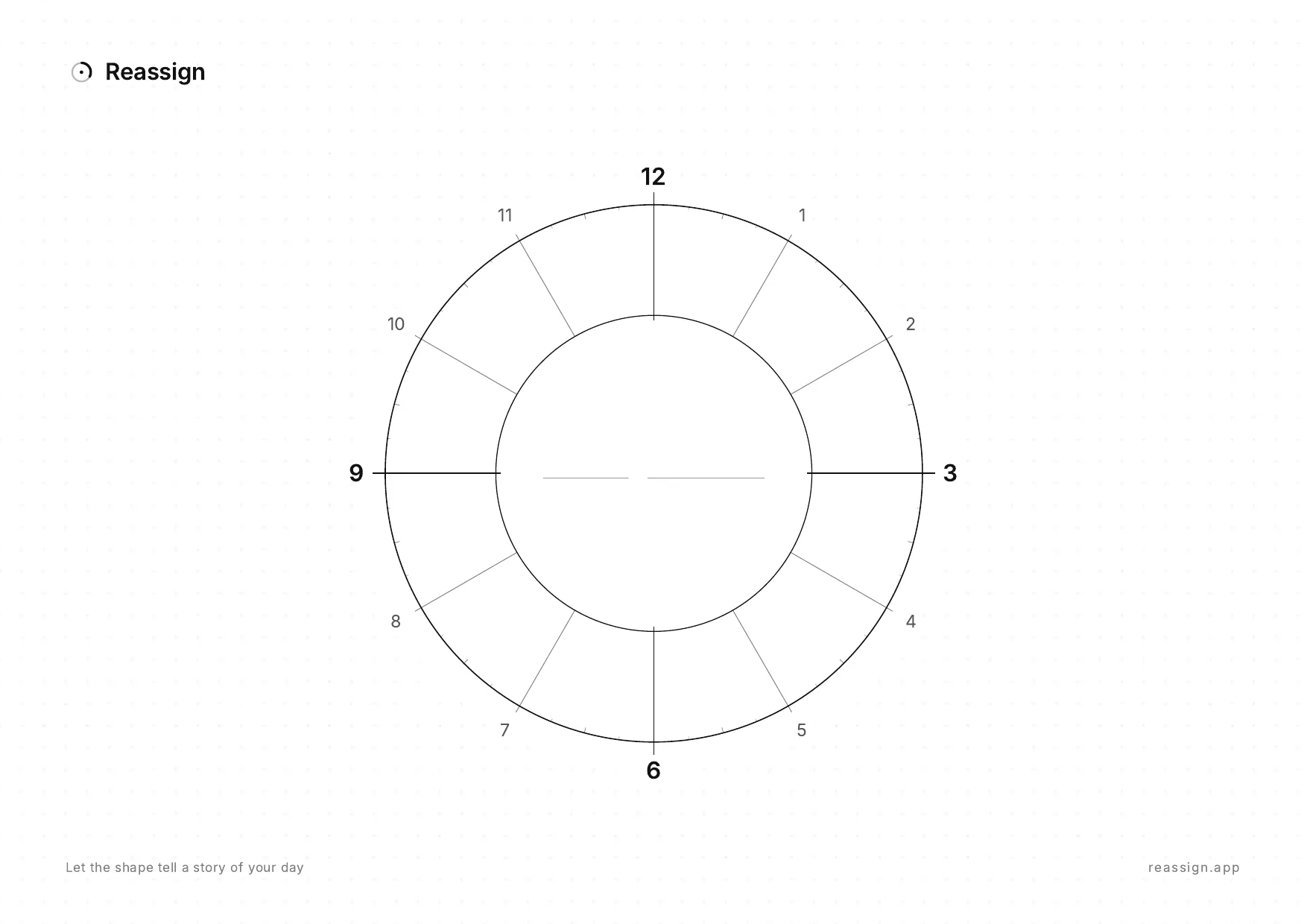 Page 2 of the printable: a blank 12-hour dial with 12 at the top and no am or pm marks